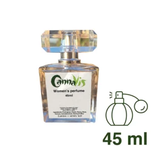 Cannavis ženski parfem 45 ml - prirodni ženski parfem s notama svježe trave, breskve, božura, ruže, jasmina i kanabisa