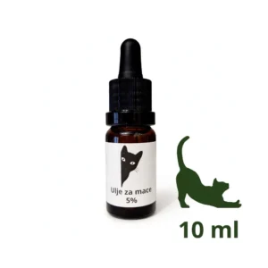 CBD ulje za mačke 10 ml Cannavis - ulje za mačke u bočici s kapaljkom