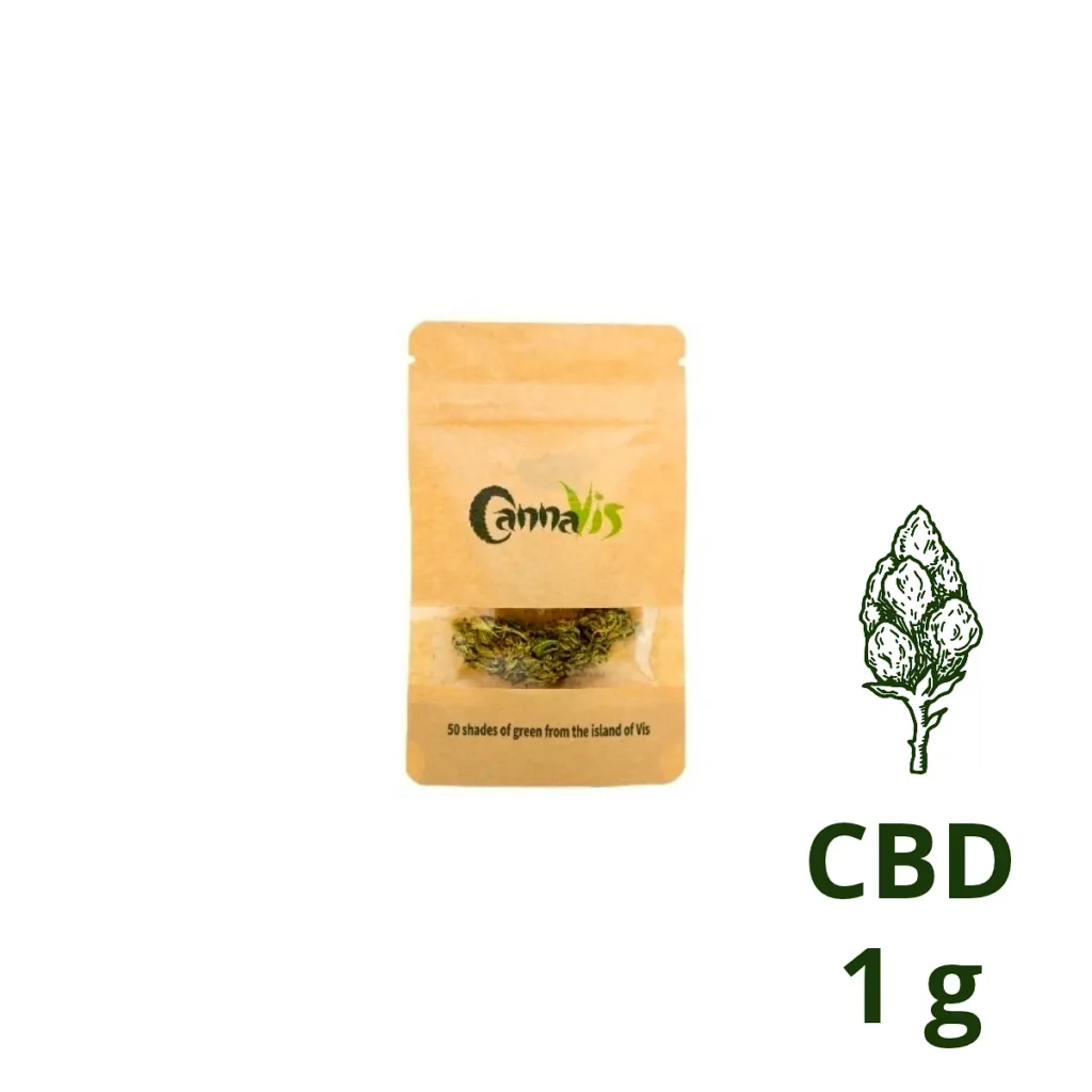 CBD cvijet konoplje 1g Otok Vis CannaVis